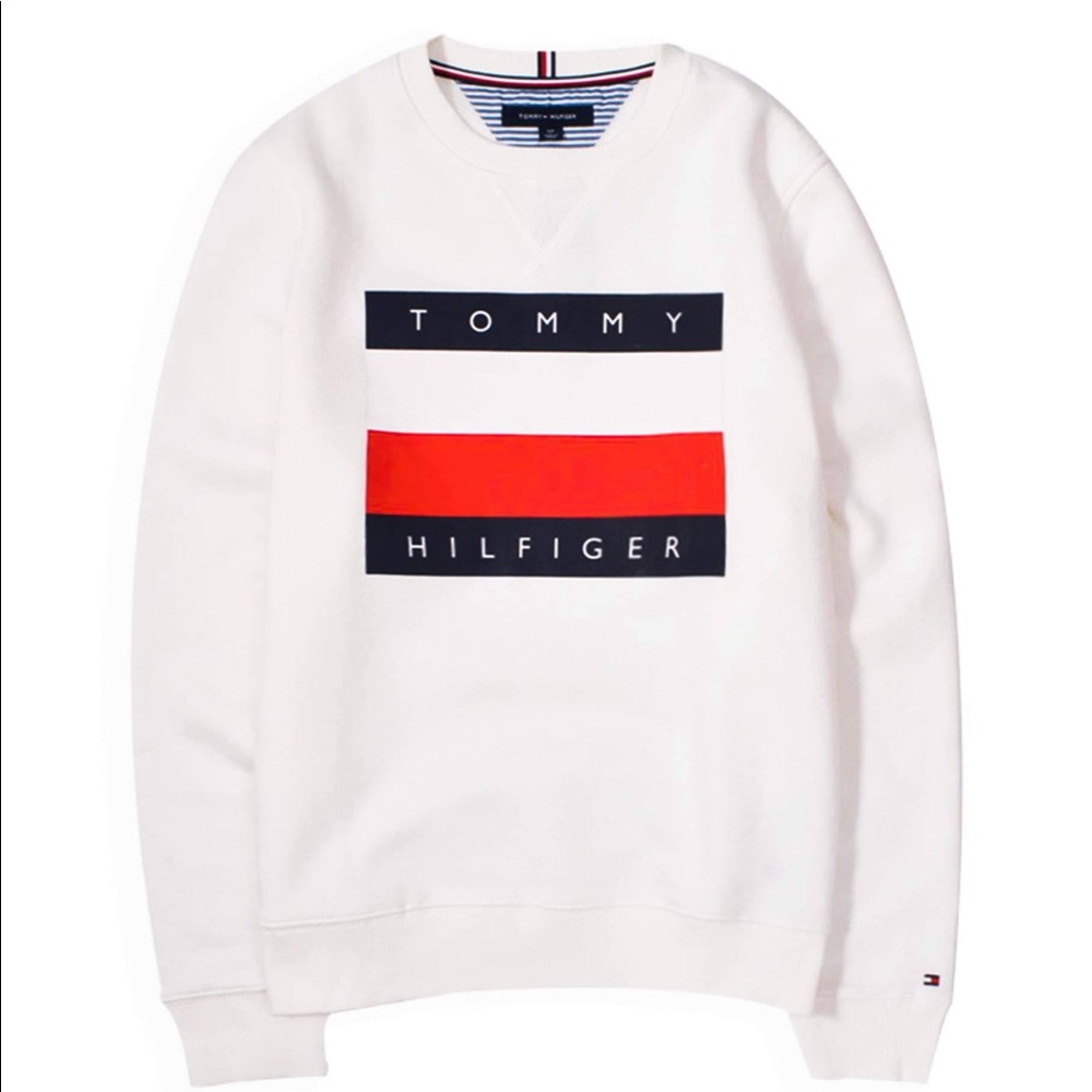 Tommy Hilfiger White Crew Neck